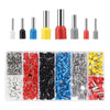 1300PCS Bootlace Crimping Tool Ferrule Crimper Kit Cord End Ratchet 0.25-10mm²