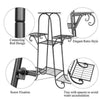 Large 42 inch Tall Corner Metal Plant Stand In/Outdoor Garden Flower Pots Stand