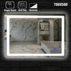 Bathroom Mirror Light up Large Wall led Mirror illuminated Heated With Bluetooth