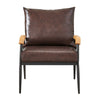 1/2/3 Seater Faux Leather Sofa Armchairs Couches Livingroom Black Brown Modern