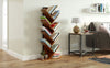 9 Tier Tree Bookshelf Organizer Metal Storage Bookcase Display Shelf Home Office