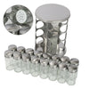 16-Jar Revolving Countertop Spice Rack Organizer Herb Spice Seasoning Tower Rack