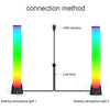 LED RGBIC Atmosphere Backlights Strip Light Bar Bluetooth Music Sync Rhythm Lamp
