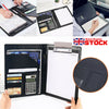 A4 Conference Mens Business Executive Folder File Document Case with Clipboard