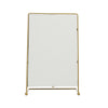 Modern Metal Frame Vanity Tabletop Mirror Free Standing Makeup Dressing Bathroom