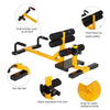 3-in-1 Squat Machine Deep Sissy Squat-Abdominal Bench Leg Exercise Home Gym
