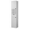 Ventura Wooden Tall 2 Door 1 Drawer Shelves Bathroom Cabinet Storage Unit Modern