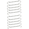 METAL MAGIC CLOTHES CLOSET HANGERS COAT CLOTHING ORGANISER SPACE SAVER HOOKS
