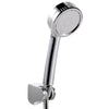 Chrome jet Water Shower Head Super Low Pressure Boosting Bath Saving Pinhole Abs