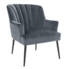 Velvet Oyster Armchair Chair Seat Home Living Room Bedroom Lounge Furniture