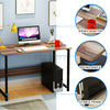 UK PC Computer Office Desk Corner Wood Desktop Table Home Study Workstation