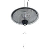1.5KW Patio Ceiling Heater Hanging Indoor Tent Halogen Outdoor Electric PullCord