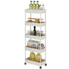 Narrow Slim Kitchen Storage Trolley Fruit Vegetable Gap Rack Basket Shelf Cart