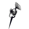 Projection LED Solar Power Light Colorful Rotating Garden Lawn Lamp Outdoor Bulb
