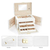 4 Layers Large Jewellery Makeup Box Storage Organiser with Drawers Luxury Case