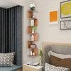 IBUYKE 7 Tier Zigzag Floating Corner Shelf Wall Mounted Storage Display Bookcase