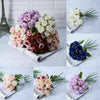 10 Heads Silk Rose Artificial Flowers Fake Bouquet Buch Wedding Home Party Decor