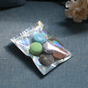 100X Holographic Foil Heat Seal Zip Lock Pouch Bag Rainbow Laser Bags NEW