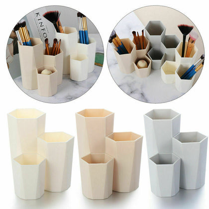 Make-up Brush Pen Storage Box Holder Table Organizer Cosmetic Drawer Desktop UK