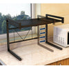 2 Tier Microwave Oven Rack Holder Kitchen Tools Storage Stand Shelf Organiser UK