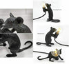 Retro Rat Table Lamp Mouse Desk Light Bedside Resin Mice Lamp & UK Plug
