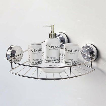 Bathroom Kitchen Rack Shelf Organizer Holder Storage Shower Caddy Wall Stainless