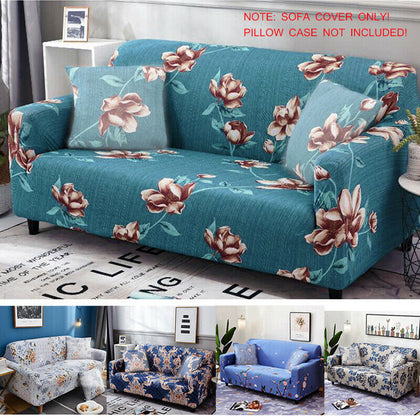 Sofa Covers Seater 1 2 Elastic Settee Stretch Slipcover Couch Floral