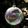 Fillable Hanging Christmas Clear Glass 6/8/10cm Bauble Ball Empty Box Wedding UK