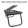 Foldable Laptop Bed Table Stand Computer Desk Sofa Lap Tray Adjustable Portable