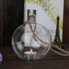 6/12/24/36pcs Hanging Christmas Baubles Clear Glass Tea Light Holder DIY Craft