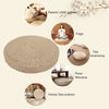 Round Tatami Cushion Chair Seat Mat Natural Straw Weave Pillow Floor Yog