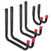 6 x Wall Mounted Assorted Storage Hooks Bikes Ladder Garage Shed Tools Garden UK