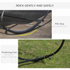 Rocking Double Sun Lounger Day Bed Outdoor Chaise Hammock Garden Patio Furniture