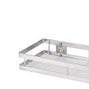 Stainless Steel Storage Shelf Bottle Organizer Spices Jars Rack Kitchen Bathroom