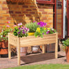 Large Elevated Raised Garden Bed Patio Deck Porch Planter Box Flower Grow Stand