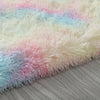 Rainbow Fluffy Rugs Anti-Skid Shaggy Area Rug Dining Bedroom Carpet Floor Mat