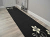 Black Grey Silver Extra Long Very Wide Narrow Hall Hallway Runner Rugs Small Mat