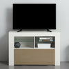 Modern TV Unit Stand Cabinet High Gloss Doors Sideboard Living Room LED Light