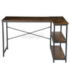 Corner Computer Desk L-shaped PC Table Workstation Home Office Study w/ Shelves