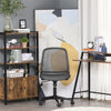 Vinsetto Mid Back Office Swivel Chair Mesh Fabric Computer Study Armless, Grey