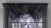 Plain Tasselled Voile Swags All Colours-Net Curtains Voile Swag Valance Pelmet