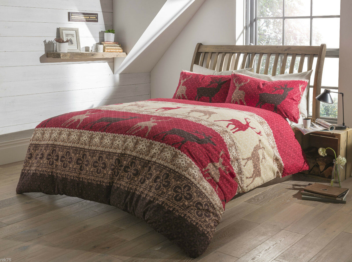 Luxury Flannelette Duvet Cover Set, 100% Soft Cotton, Single Double King Size