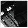 12"Petty Cash Box Black Metal Security Money Safe 2Tiers Holder 2 Keys Lockable