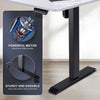 160 x 80 cm Electric Standing Desk Height Adjustable 4-speed Memory Function