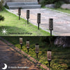 6X Solar Power Garden Post Light Waterproof LED Outdoor Yard Path Lighting Lamp