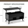 Lift Top Coffee Table Modern Wooden Lift Top Dining Cocktail Table Living Room