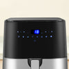 Air Fryer 5L 1450W Power Basket Health Fryer Digital Display Stainless Steel New