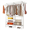 Heavy Duty Clothes Rail Rack Garment Hanging Display Stands Shoe Storage Shelfs