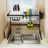 Over Sink Dish Drying Rack Space Saver Utensils Holder Kitchen Storage Organizer