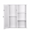 Bathroom Cabinet Single Double Door Wall Mounted Cupboard Bedroom Storage Unit